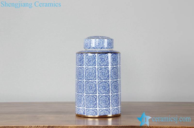Shengjiang Ceramics special offers blue and white jar