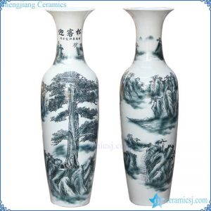 BV-92 wholesales chinese Blue Chang Qingsong chinese pattern tall porcelain vase