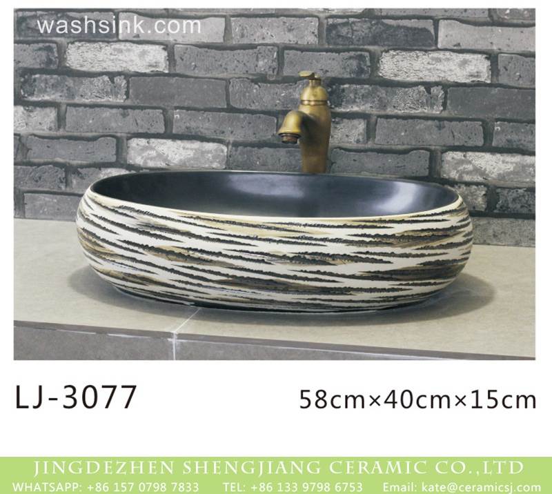 Clay wash sink with tapper