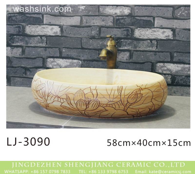 Clay ceramic wash sink