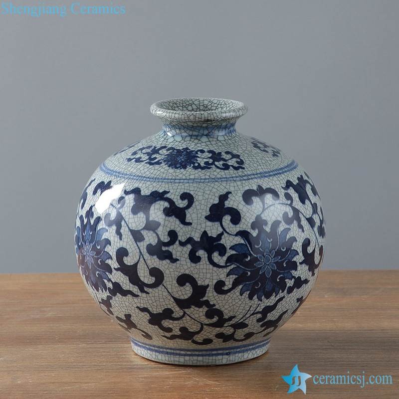 round belly porcelain vase