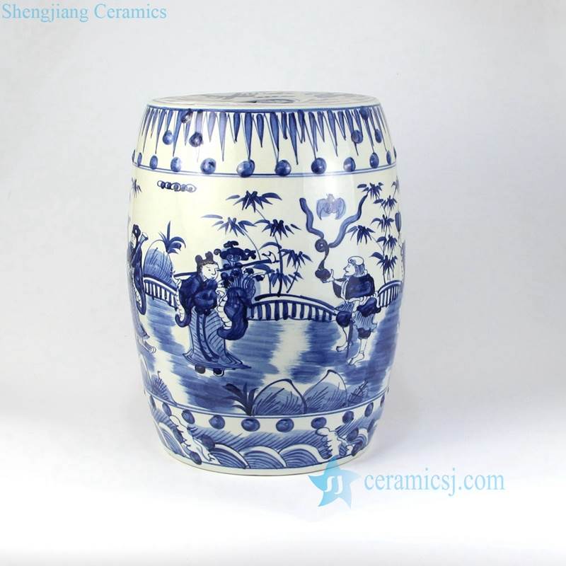CHINESE CERAMIC END TABLE