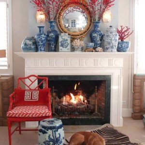 Several Ways to Use Blue and White Ceramics in Home Decor-2