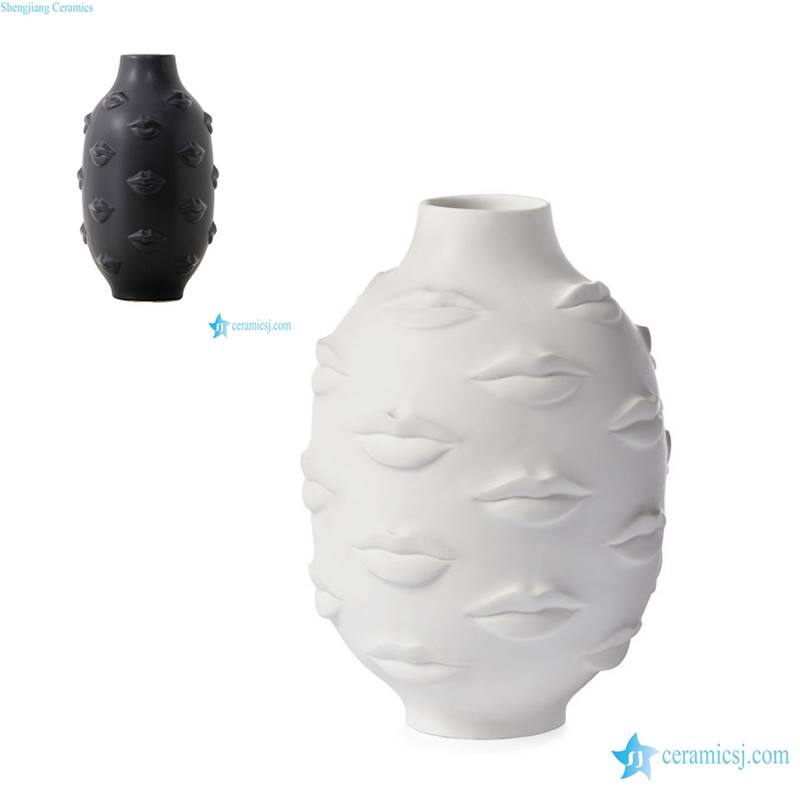 mouths ceramic vase
