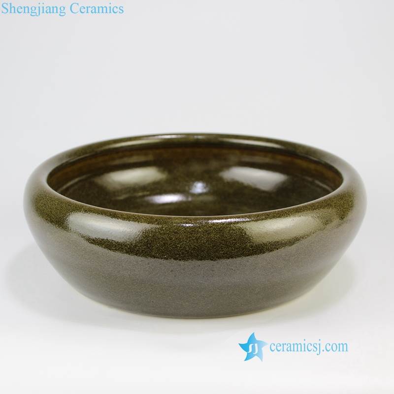 tea dust glaze ceramic pot
