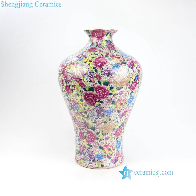 colorful porcelain vase