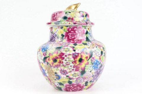 RYRK32 Thousands beautiful flower pattern ceramic mini jar