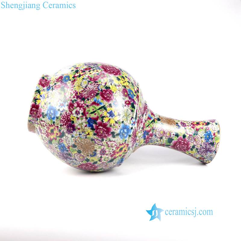 RYRK28-41    Thousands and hundreds colorful flower pattern ceramic vase