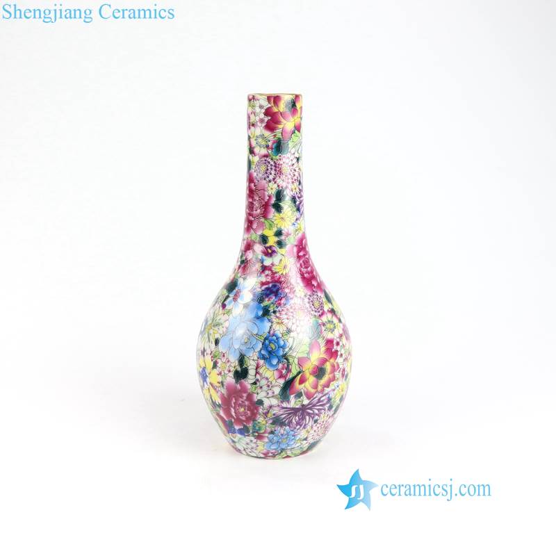long neck small porcelain vase
