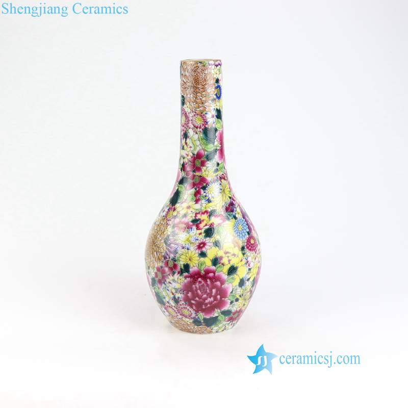 long neck small porcelain vase