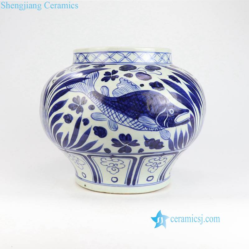fish ceramic pot