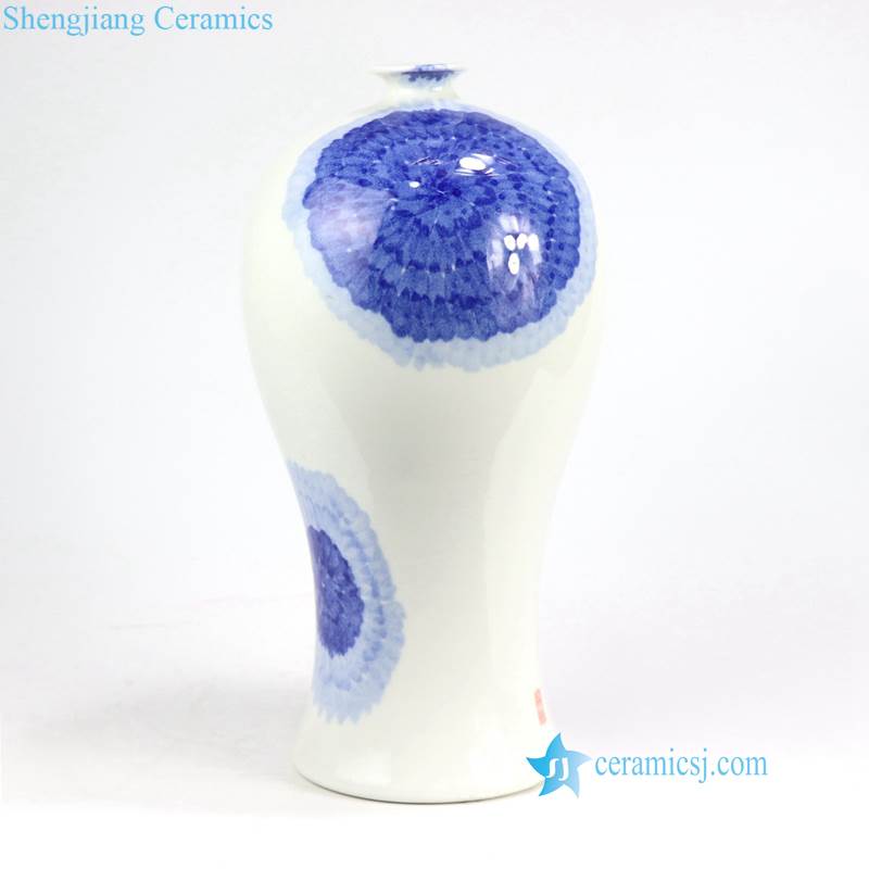 chrysanthemum ceramic vase
