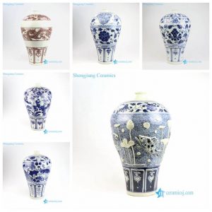 RZNI RZLQ02567 Yuan Dynasty China reproduction antique auction porcelain vase