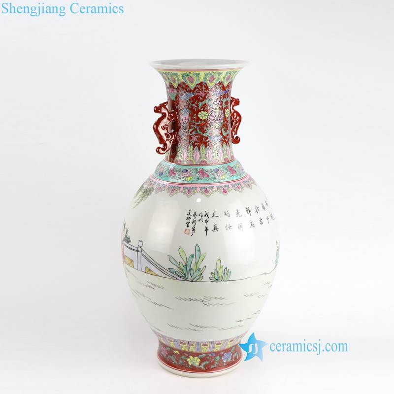 childhood porcelain vase