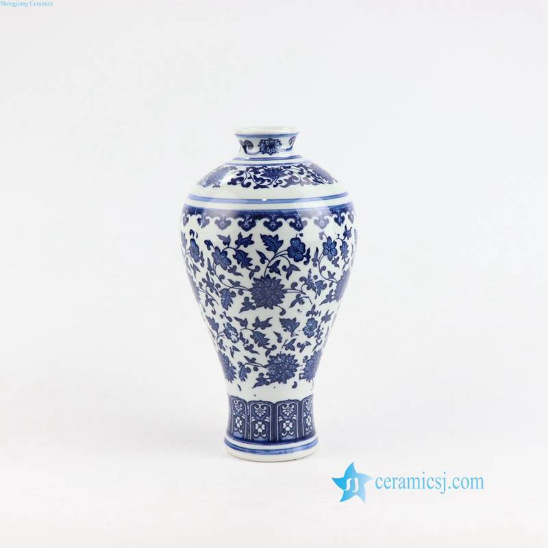 cheap blue and white porcelain vase