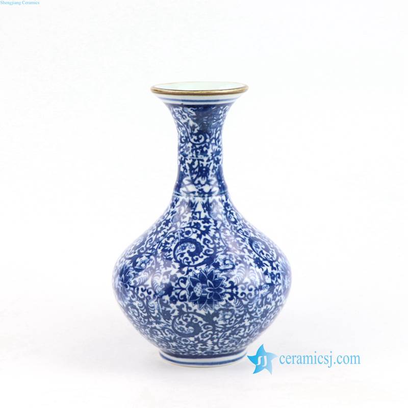blue and white Jingdezhen vase porcelain
