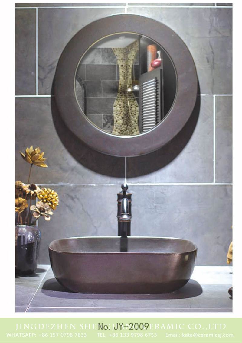 metal rectangular ceramic sink