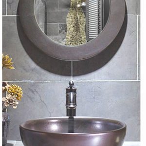 SJJY-2011-3 Bathroom matt black color ceramic bowl