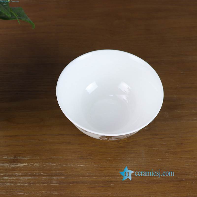 ZPK91-A Fine bone china material floral design home ceramic bowl