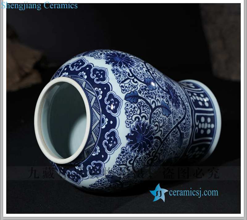 Qianlong emperor style porcelain jar