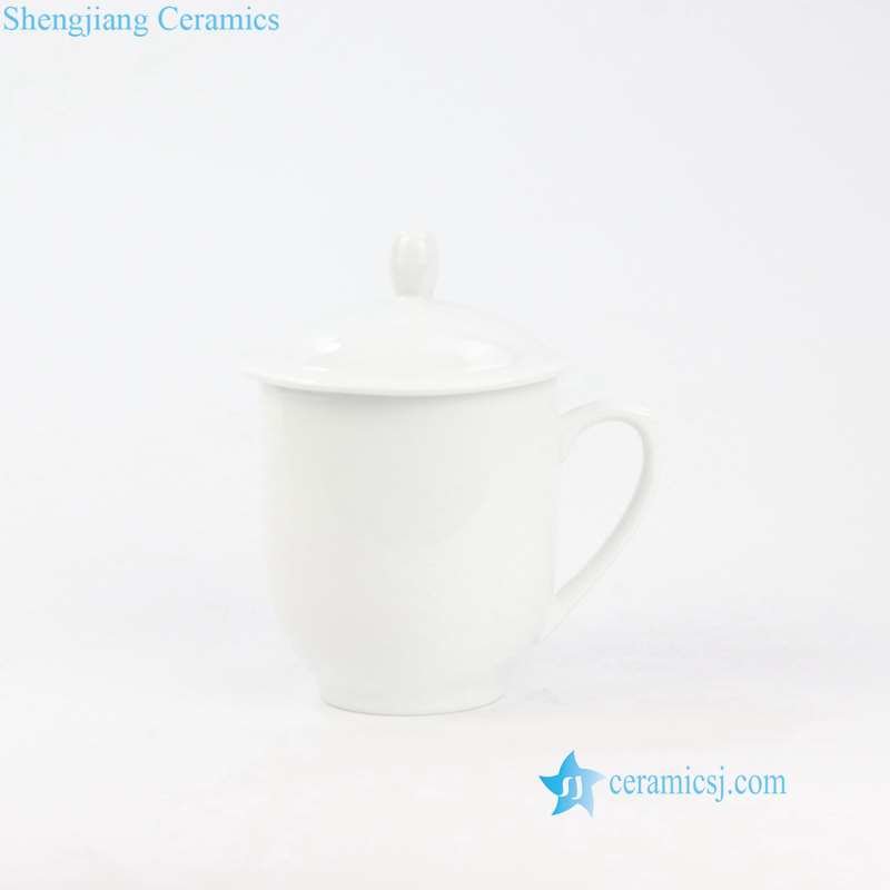 pure white ceramic cup