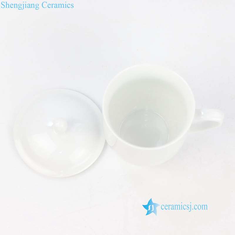 pure white ceramic cup