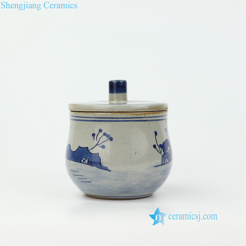 China ancient farmer life ceramic jar