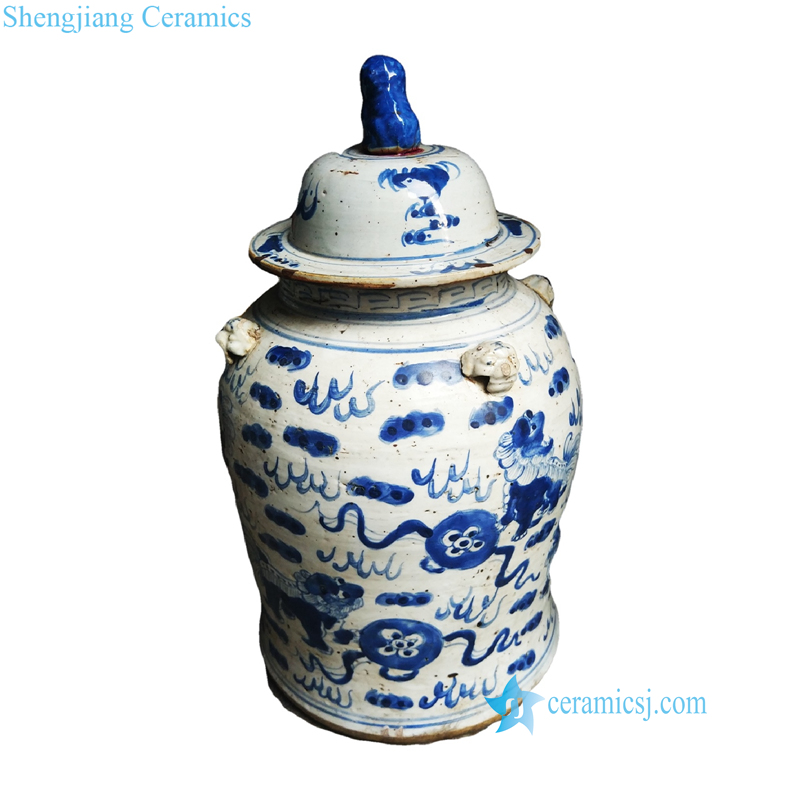 old ceramic jar