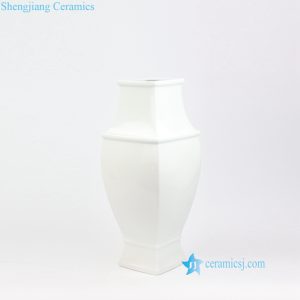 RZOS01 Jingdezhen China made plain white porcelain vase