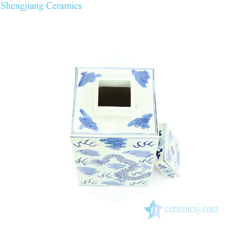 porcelain dragon box