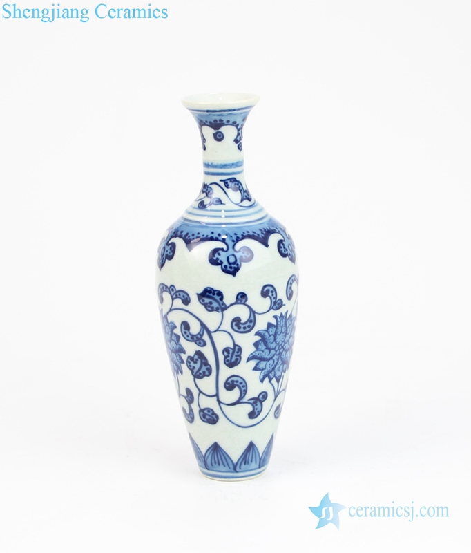 corn flower mini ceramic vase