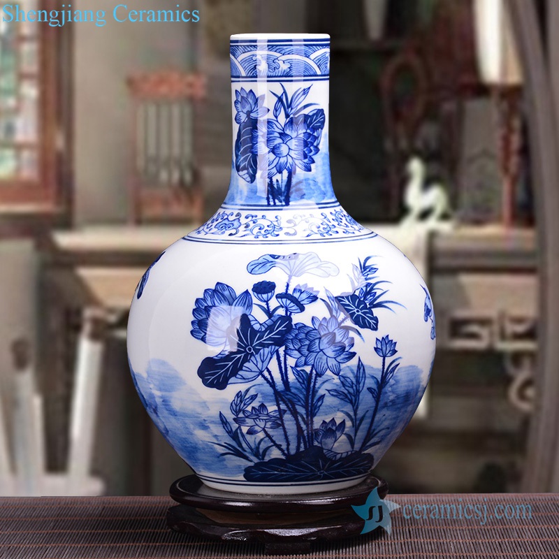 ball body ceramic vase