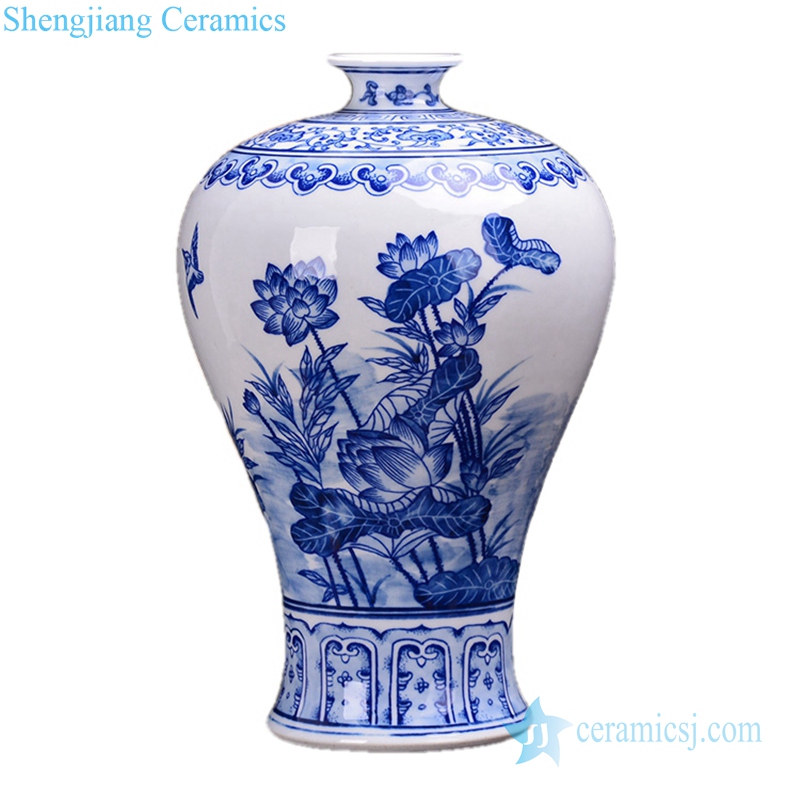 small opening porcelain vase