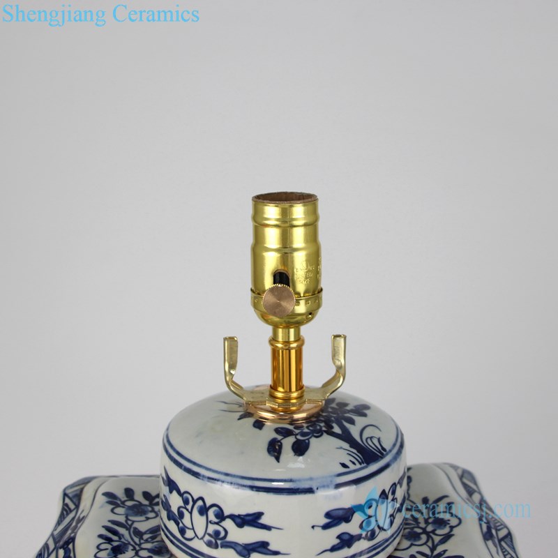 unique shape ceramic lamp