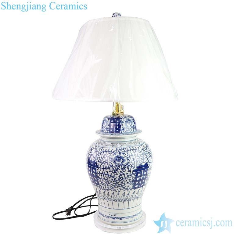 chinese style ceramic lamp