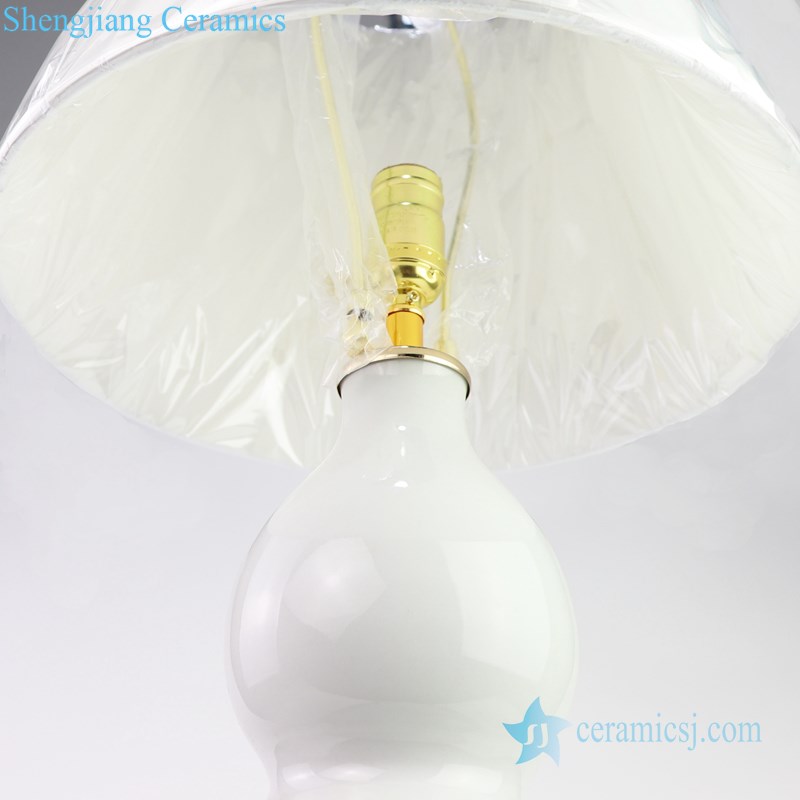 traditional white ceramic lamp