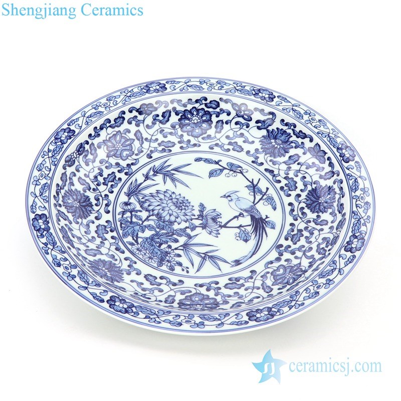 traditional hand drawing display plate