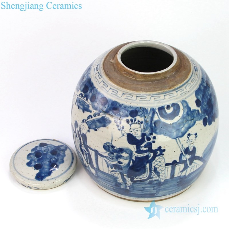 traditional ceramic tea pot with lid
