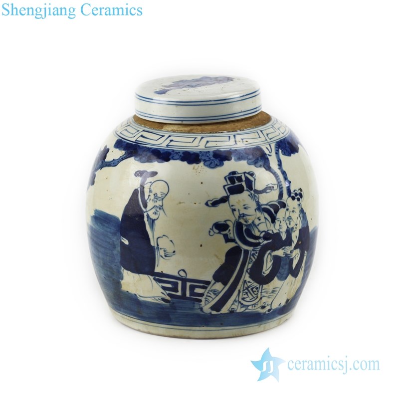 jingdezhen ancient ceramic tea jar