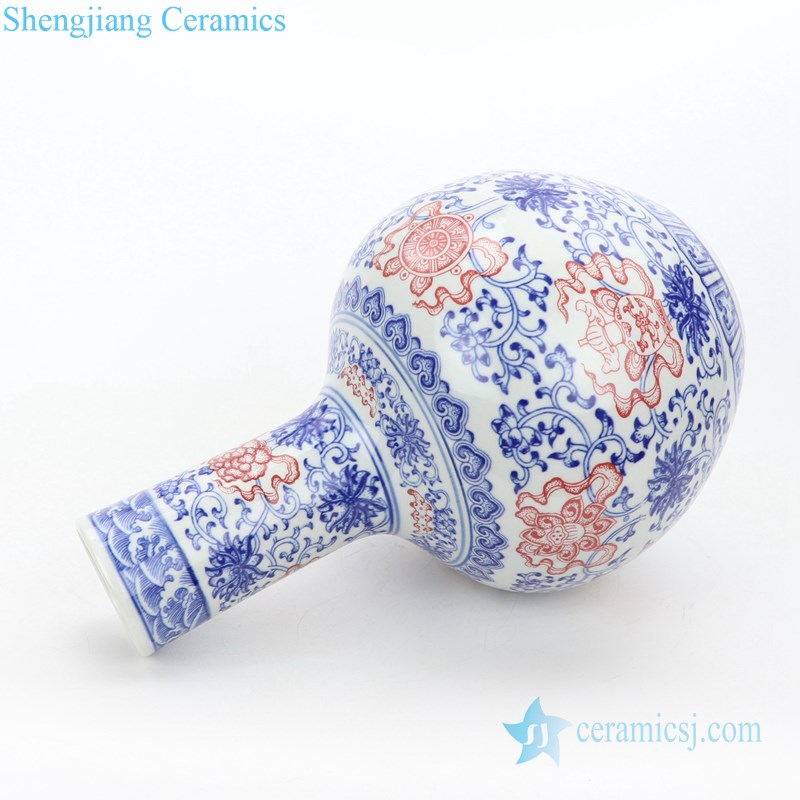 hand painted ceramic decorative vase