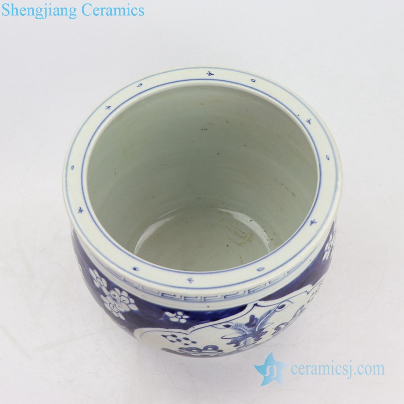 wintersweet design ceramic pot