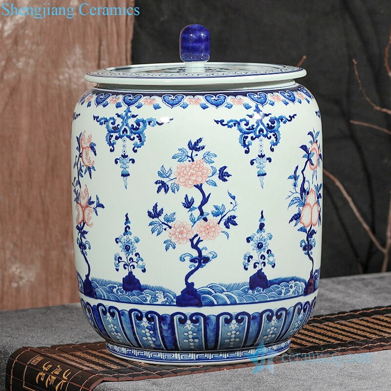 mix color ceramic tea jar