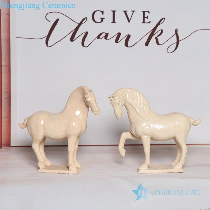 tabletop ceramic horse figurine