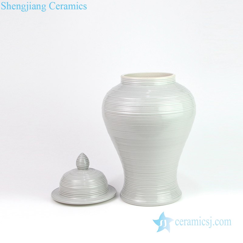 round mouth ceramic ginger jar