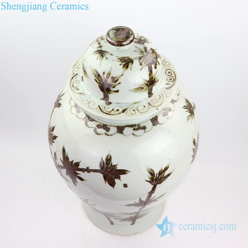 ancient porcelain potiche style jars