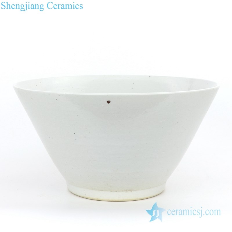 RZPI03 Antique ceramic with bamboo hat shape bowl