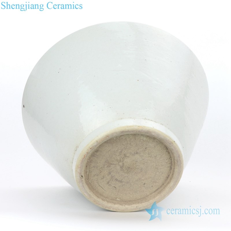 RZPI03 Antique ceramic with bamboo hat shape bowl