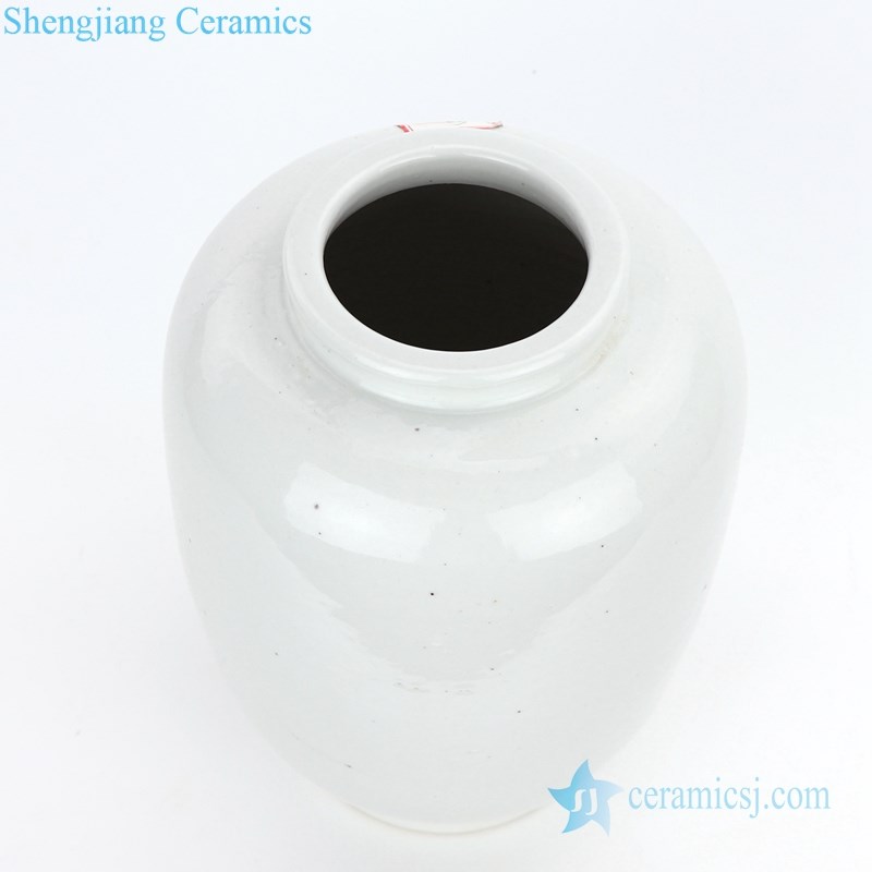 traditional plain color ceramic jar