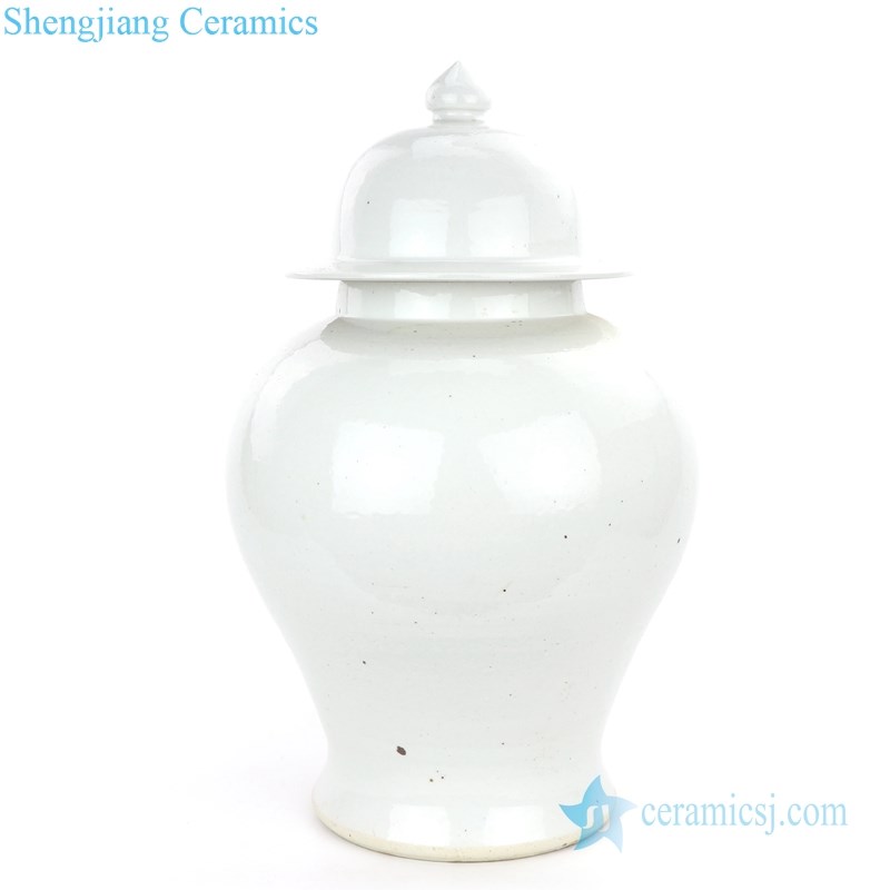 ancient white potiche jar
