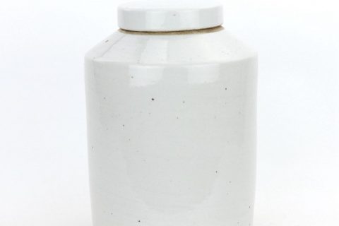 RZPI09 Jingdezhen antique plain color tea jar